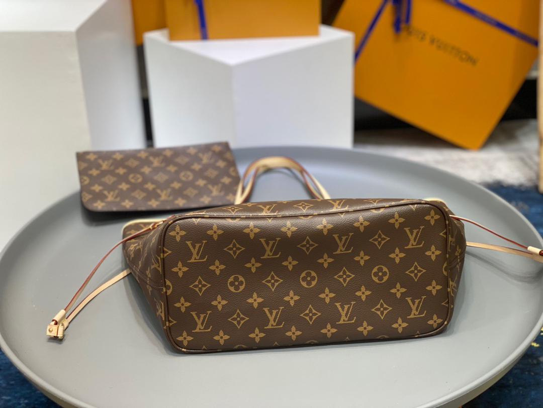 Bolso Louis Vuitton Neverfull – Tote Clásico en Cuero Importado
