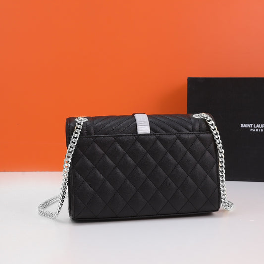 Bolso Saint Laurent YSL con Logo Doble | Lujo Atemporal en Panamá