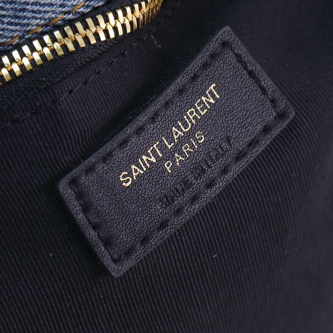 Bolso Saint Laurent Loulou Puffer Denim | Estilo Vintage Moderno en Panamá