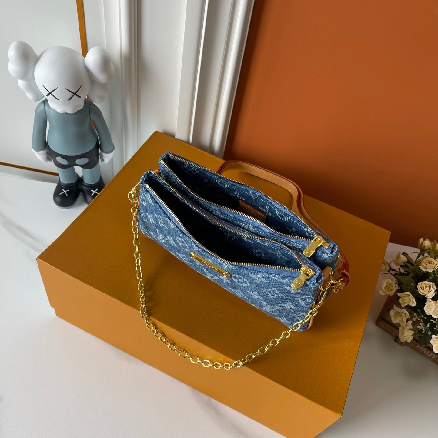 Bolso Pochette Denim Azul | Estilo Vintage Moderno en Panamá