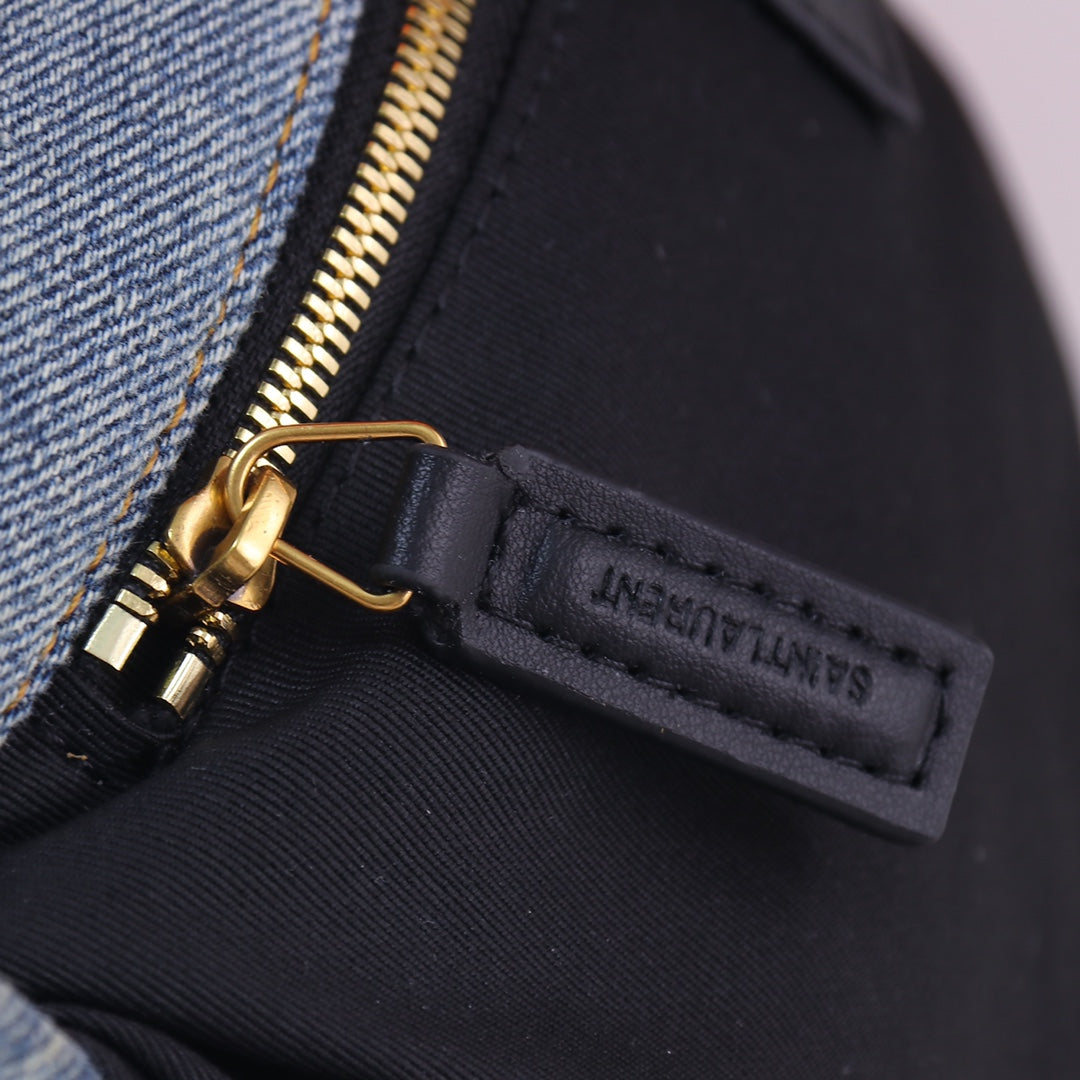 Bolso Saint Laurent Loulou Puffer Denim | Estilo Vintage Moderno en Panamá