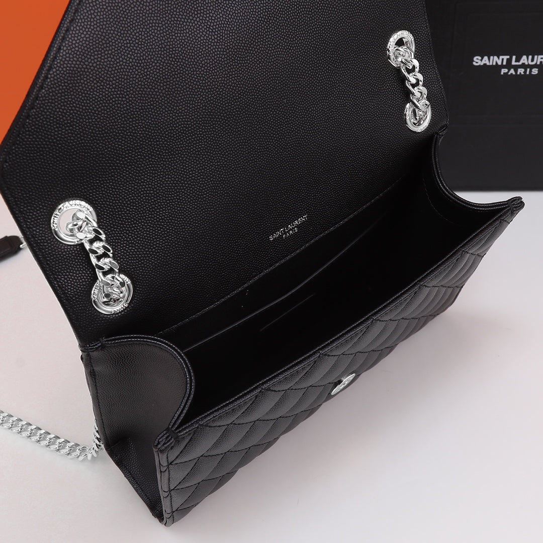 Bolso Saint Laurent YSL con Logo Doble | Lujo Atemporal en Panamá