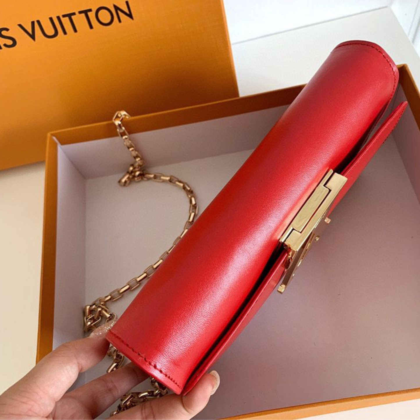 Clutch Louis Vuitton Rojo Mini | Bolso de Mano de Lujo en Panamá