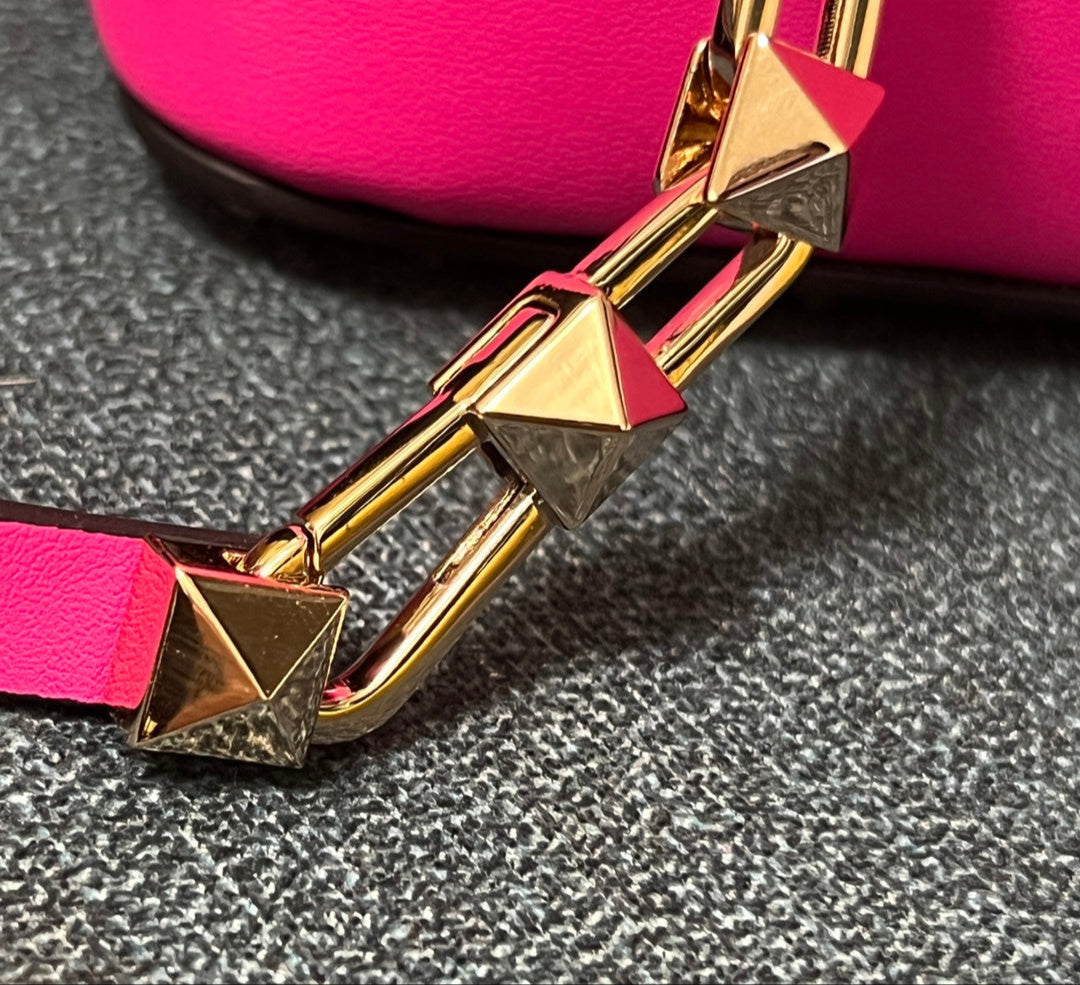 Bolso Valentino Rockstud East-West – Cuero Genuino Negro