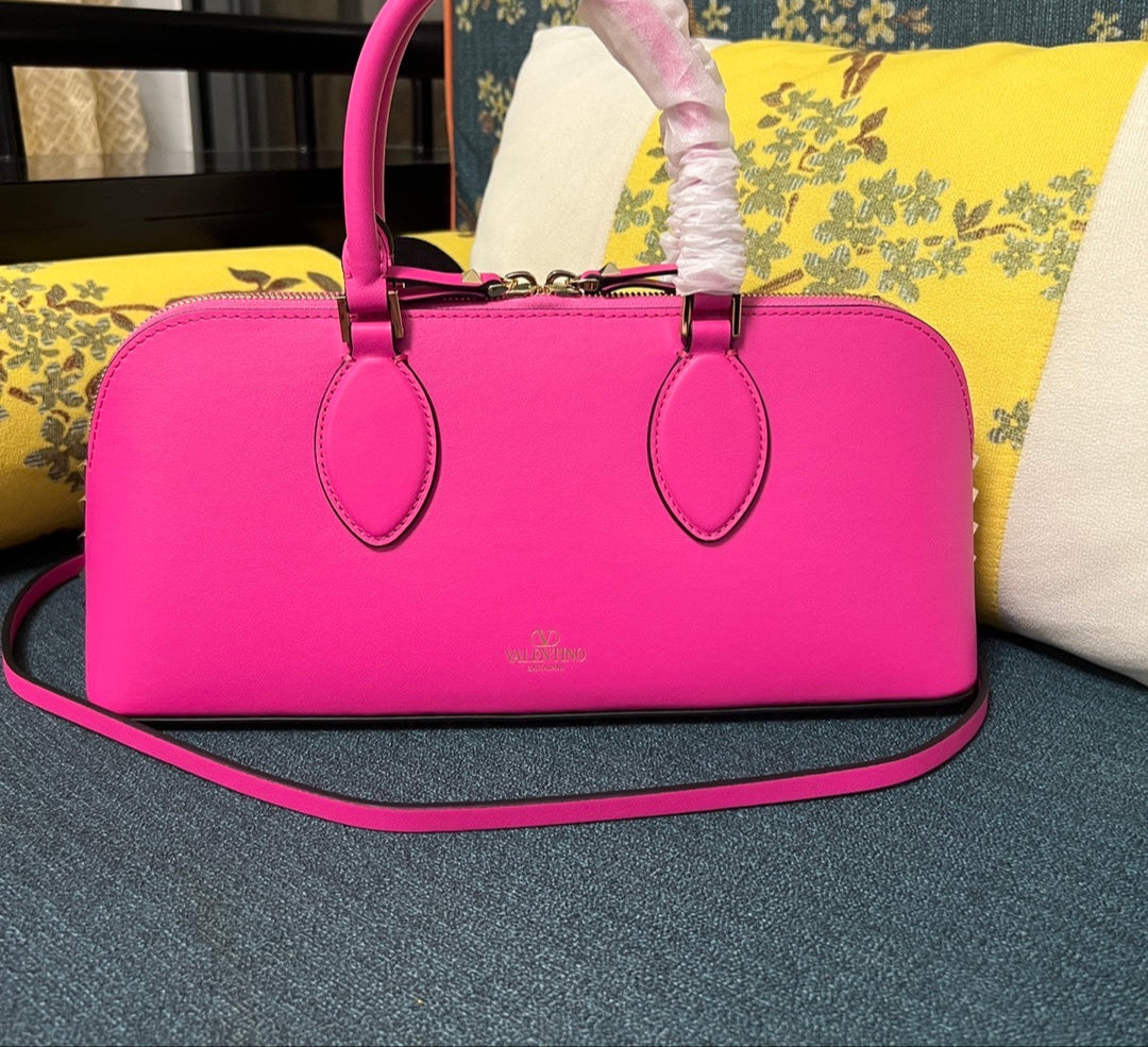 Bolso Valentino Rockstud East-West – Cuero Genuino Negro