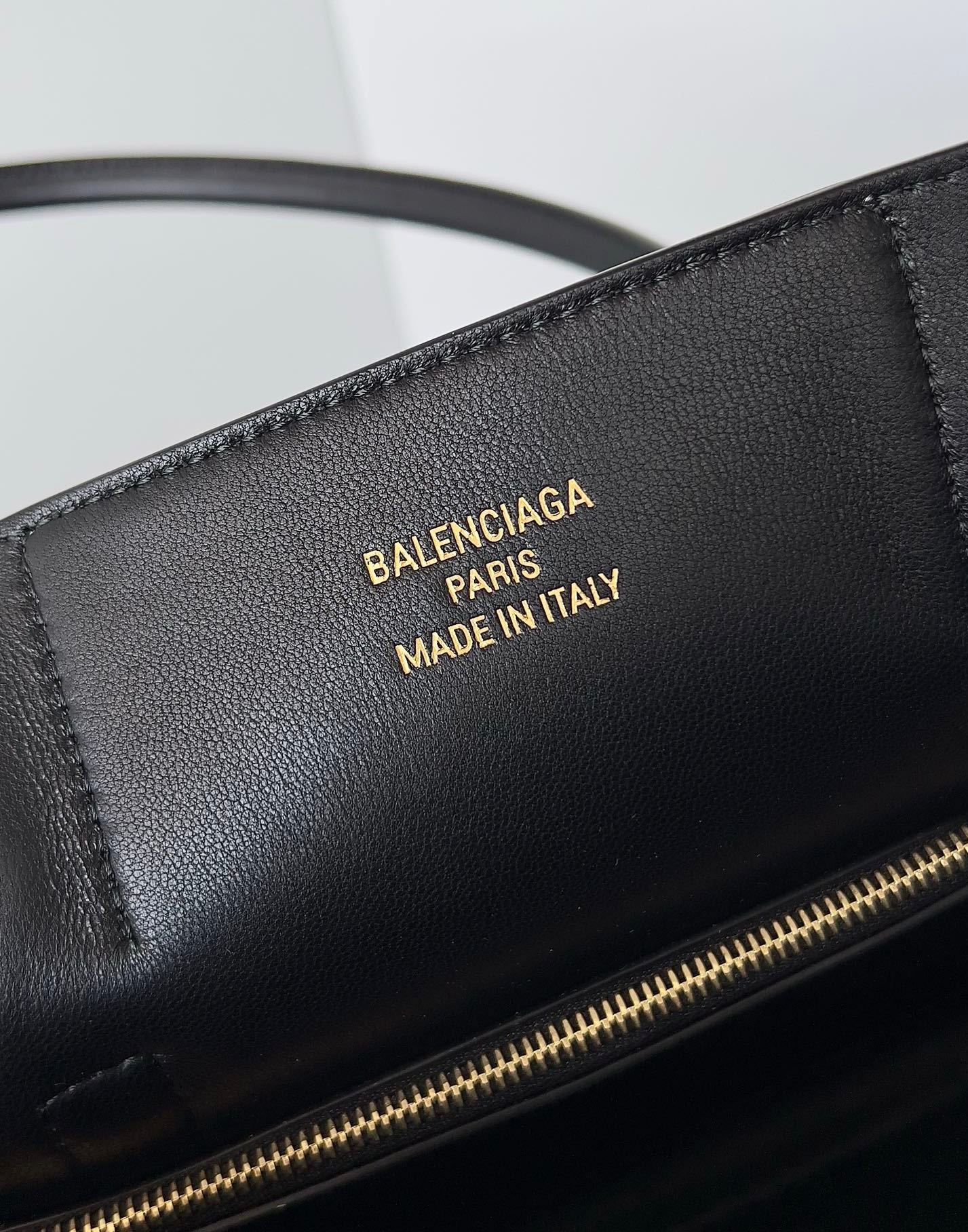 Balenciaga Neo Classic Tote Bag Negra – Elegancia Estructurada para Todos los Días