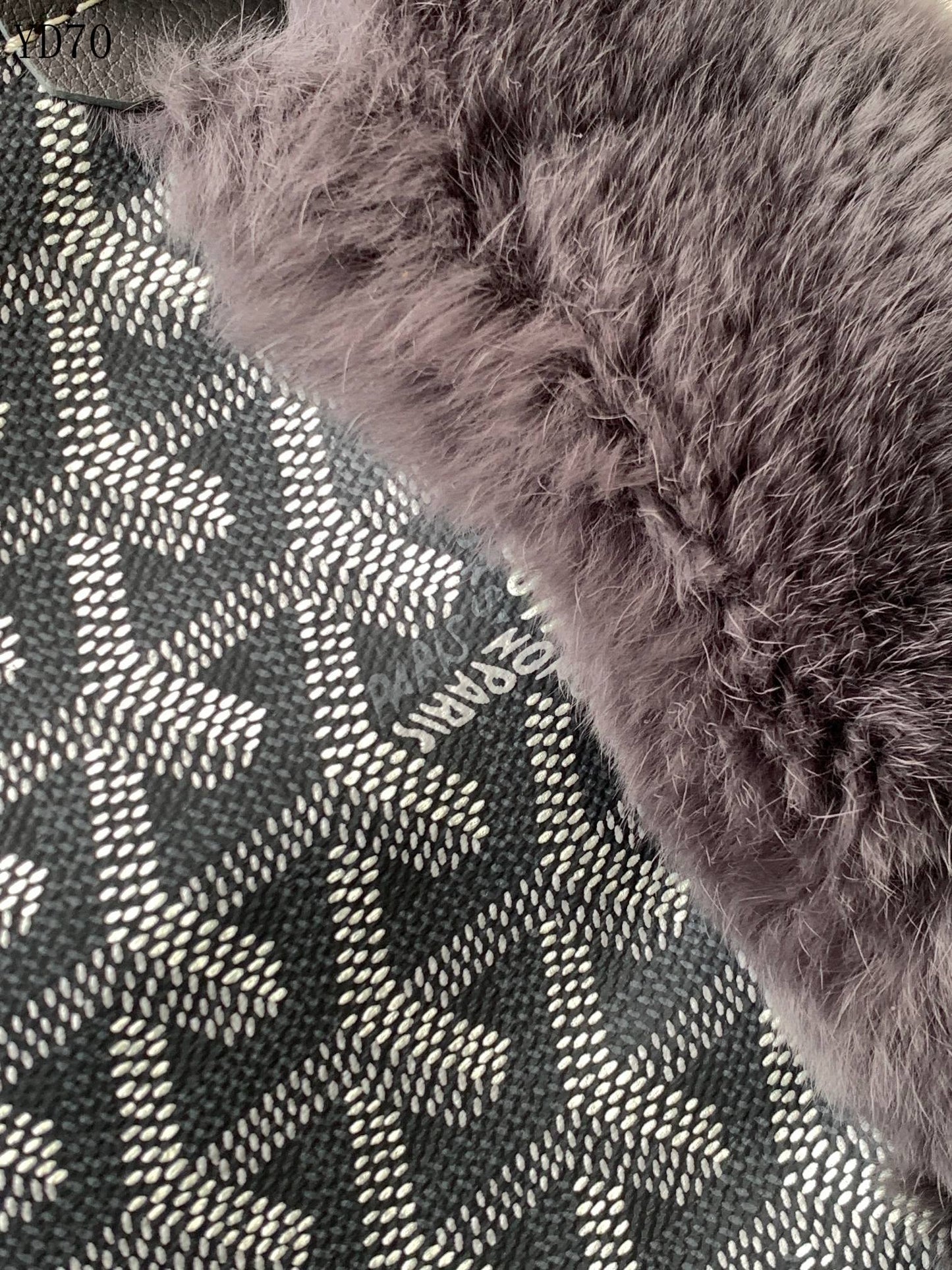 Goyard Shopper Gris con Forro de Pelo – Elegancia Invernal con Estilo Exclusivo