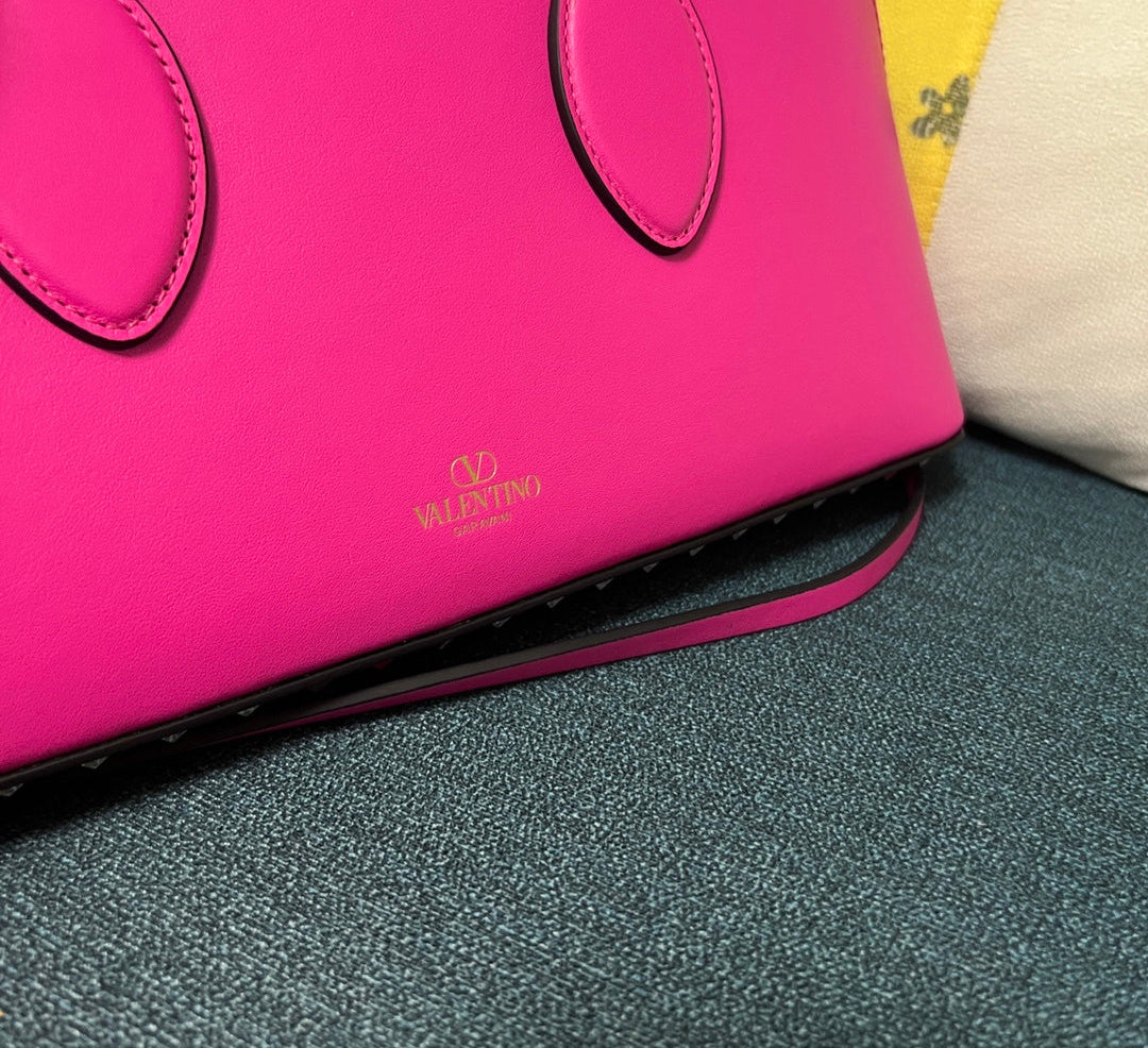 Bolso Valentino Rockstud East-West – Cuero Genuino Negro