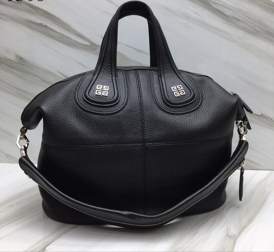 Bolso Givenchy Nightingale Medium – Cuero Sugar Negro