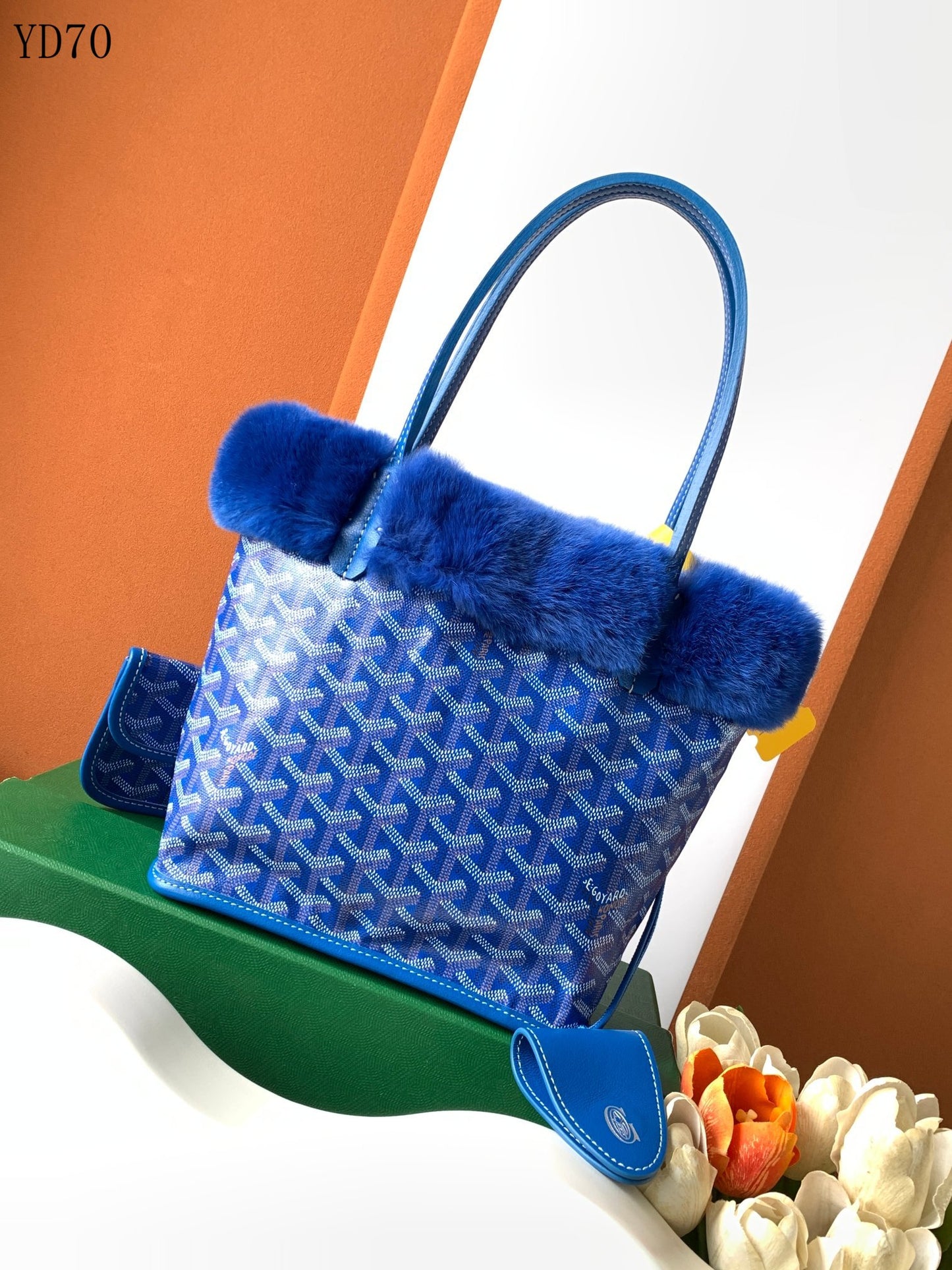 Goyard Shopper Gris con Forro de Pelo – Elegancia Invernal con Estilo Exclusivo