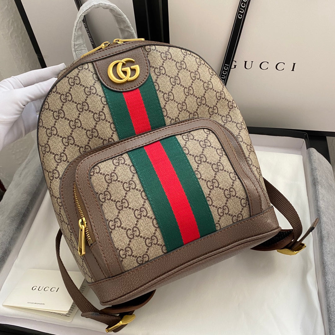 GUCCI GG Ophidia Small Backpack | Diseño Unisex, Cómodo y Estilizado