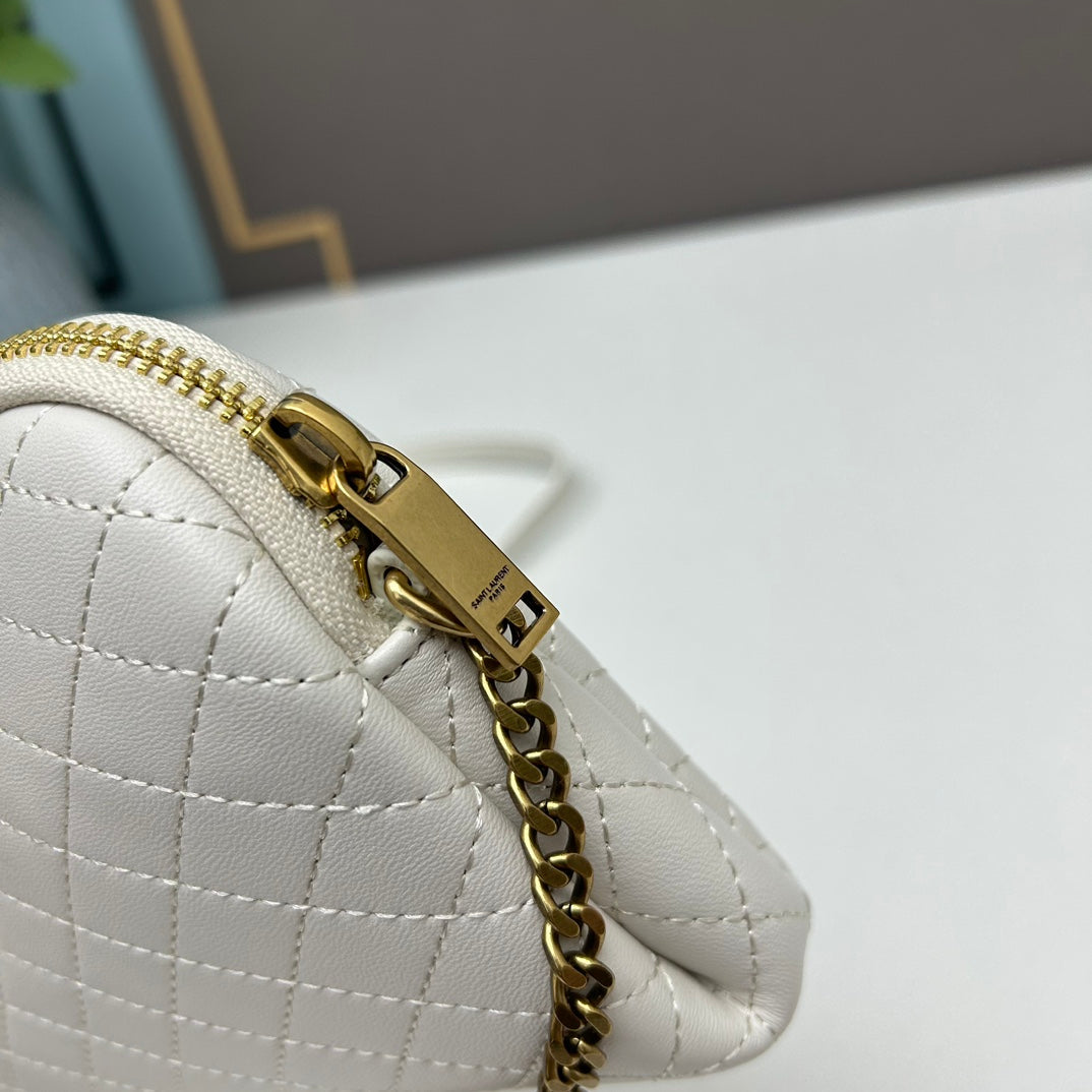 YSL Gaby Small Shoulder Bag color Blanco | Clásico y Sofisticado