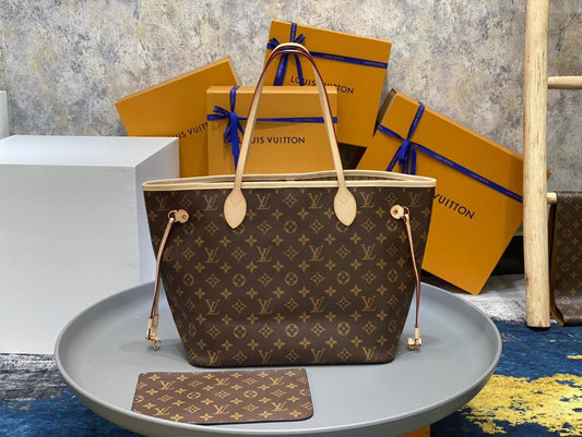 Bolso Louis Vuitton Neverfull – Tote Clásico en Cuero Importado