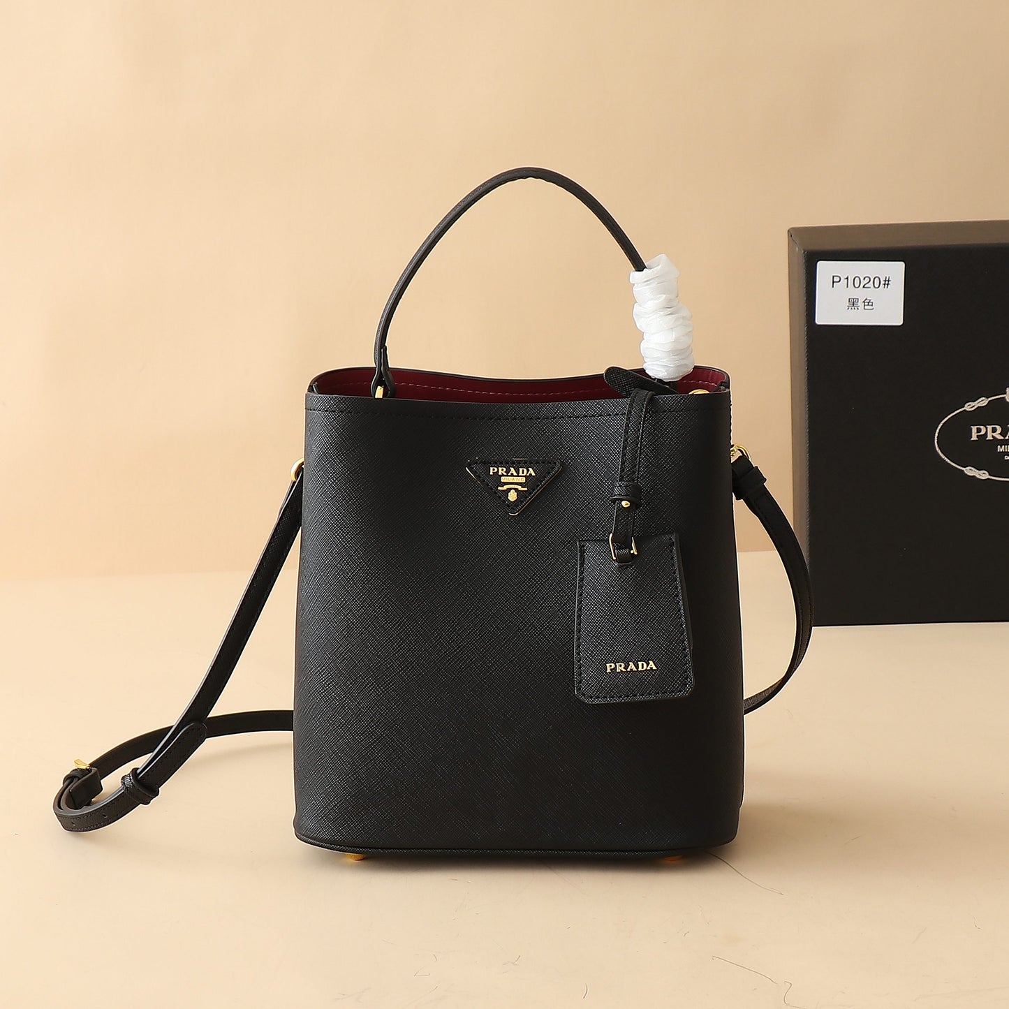 Bolso Prada Double Bucket Mini | Elegancia Moderna en Panamá