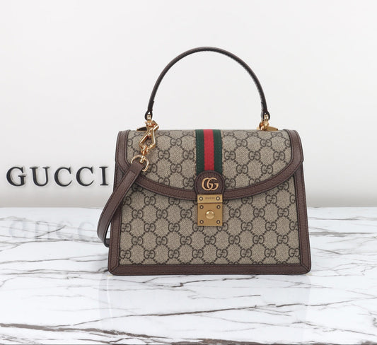 Gucci Bolsa Ophidia Small GG – Cosida a Mano, 25 cm