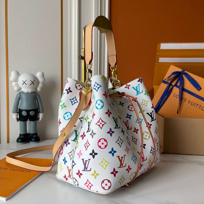 Louis Vuitton x Murakami NéoNoé | Bolso Bucket Tricolor de Lujo en Panamá