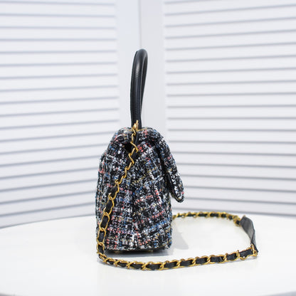 Bolso de Tweed con Lentejuelas | Elegancia Artesanal y Glamour en Panamá