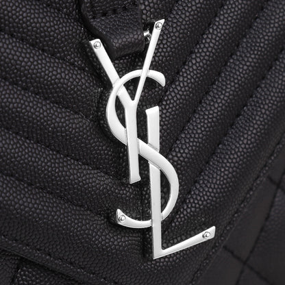 Bolso Saint Laurent YSL con Logo Doble | Lujo Atemporal en Panamá