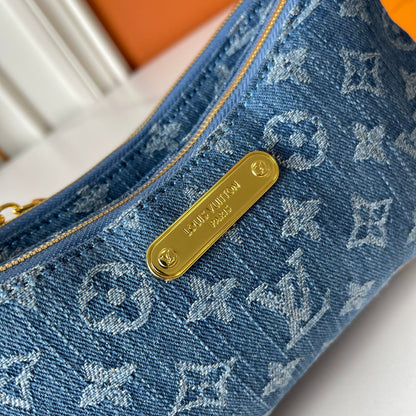 Bolso Pochette Denim Azul | Estilo Vintage Moderno en Panamá
