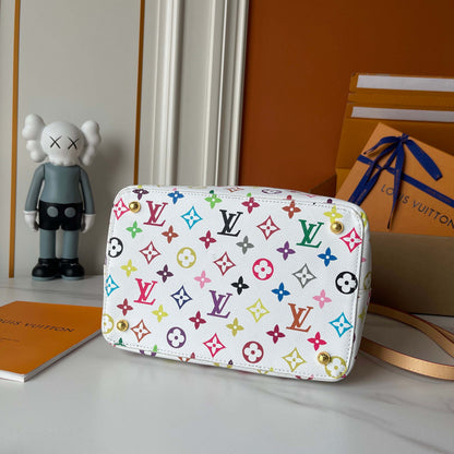Louis Vuitton x Murakami NéoNoé | Bolso Bucket Tricolor de Lujo en Panamá