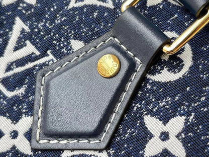 Louis Vuitton Speedy Bag 25cm – Denim Azul Oscuro (Hecha a Mano)