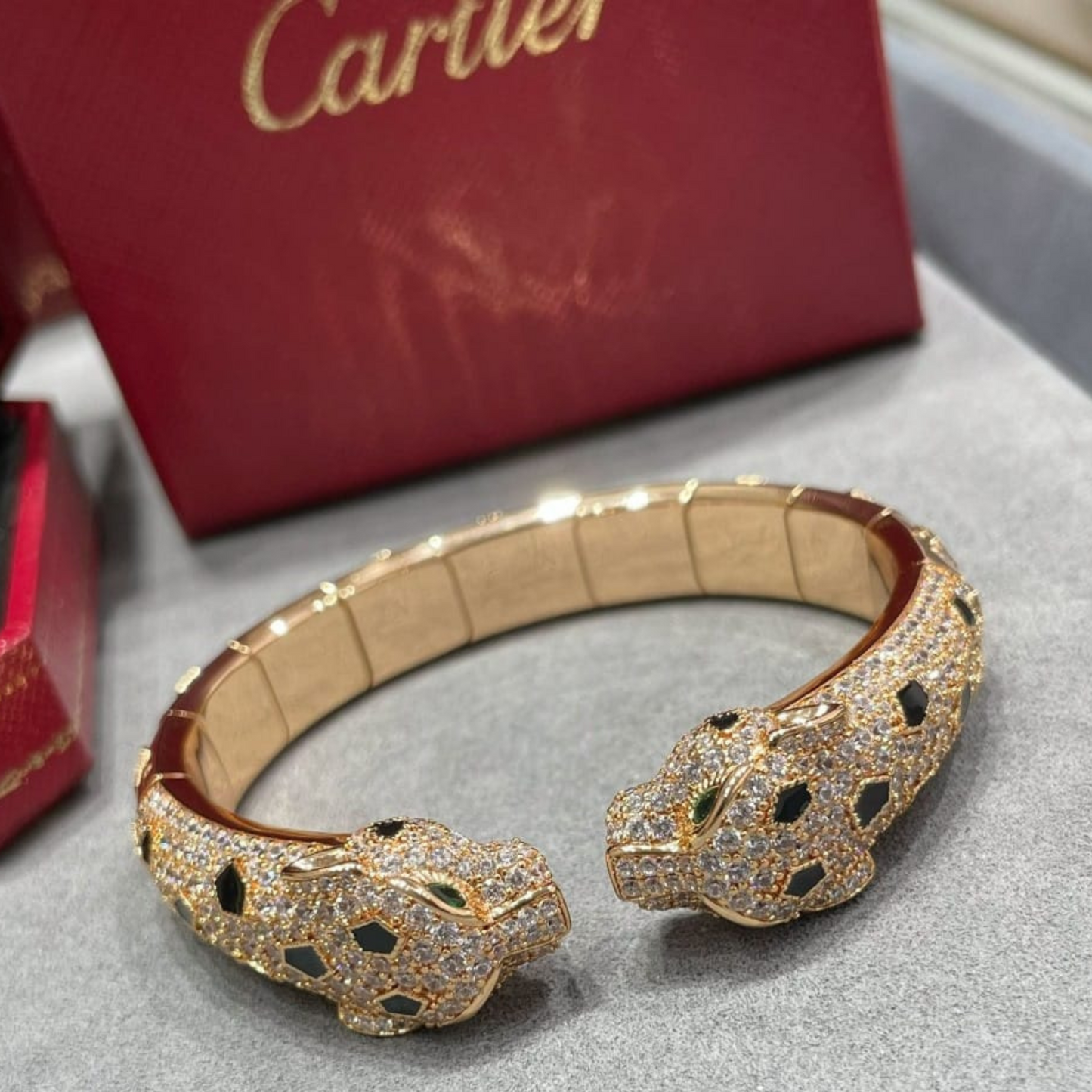 Brazalete Cartier Pantera Doble Cabeza | Pulsera de Lujo en Panamá
