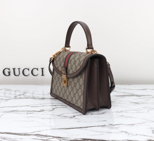Gucci Bolsa Ophidia Small GG – Cosida a Mano, 25 cm