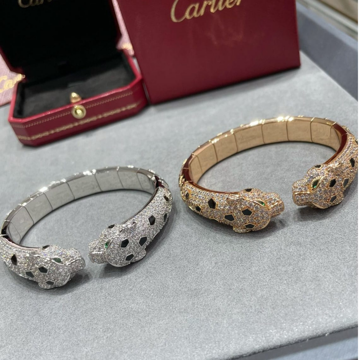 Brazalete Cartier Pantera Doble Cabeza | Pulsera de Lujo en Panamá