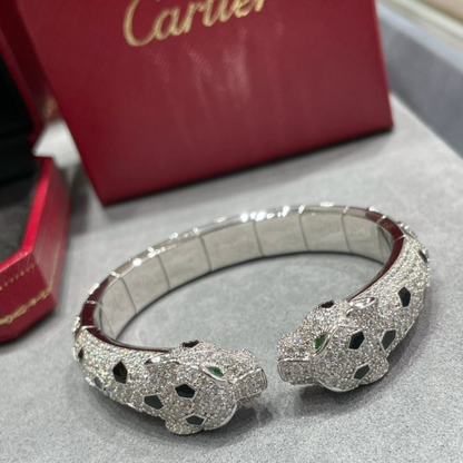 Brazalete Cartier Pantera Doble Cabeza | Pulsera de Lujo en Panamá