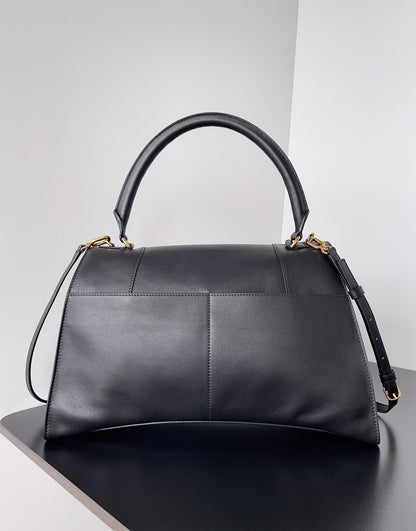 Balenciaga Hourglass Top Handle Bag – Sofisticación Escultural con Sello de Lujo