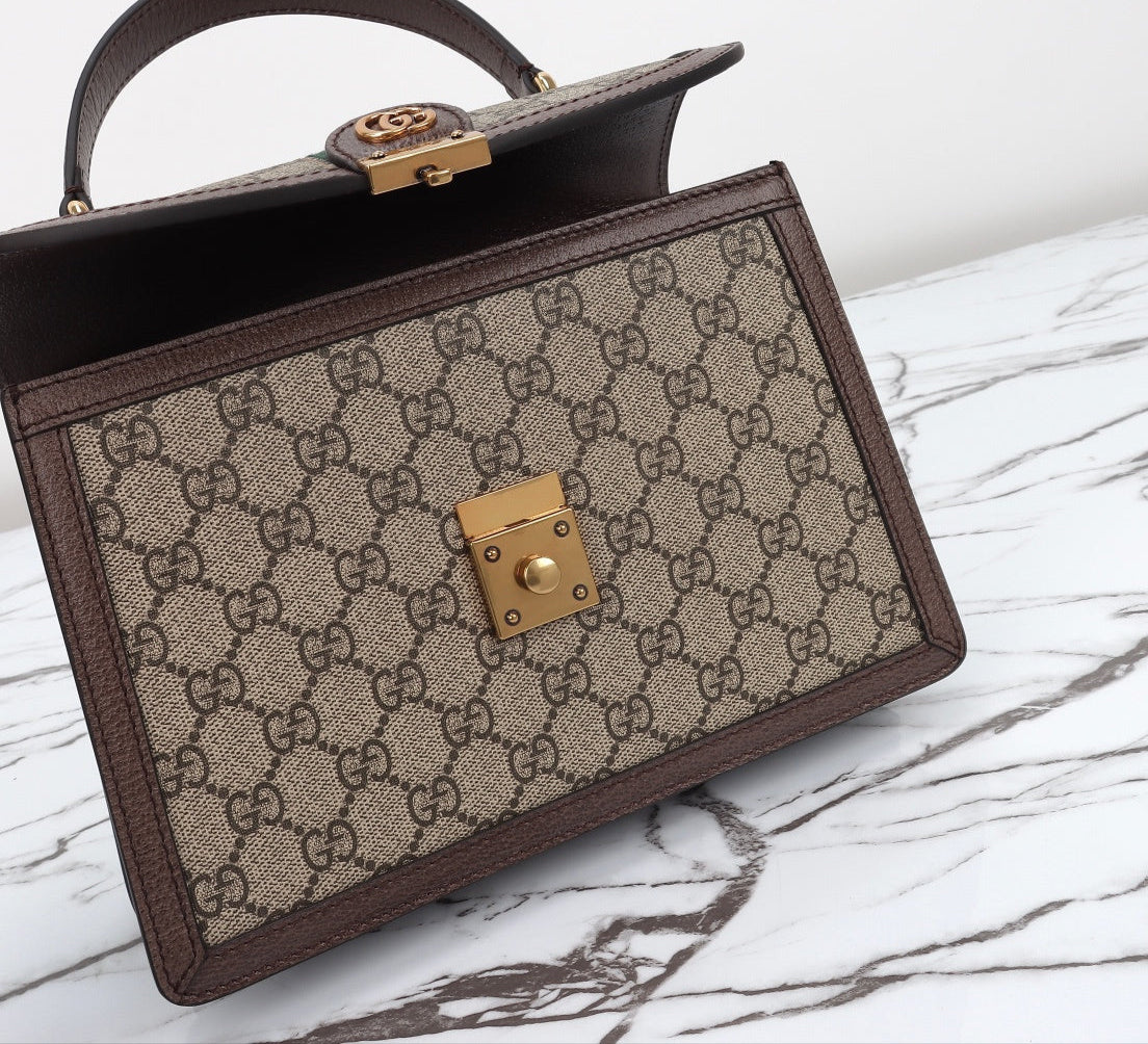 Gucci Bolsa Ophidia Small GG – Cosida a Mano, 25 cm