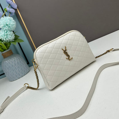 YSL Gaby Small Shoulder Bag color Blanco | Clásico y Sofisticado