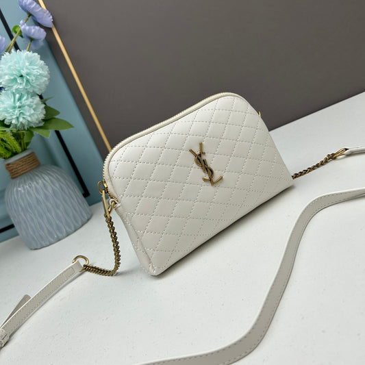 YSL Gaby Small Shoulder Bag color Blanco | Clásico y Sofisticado