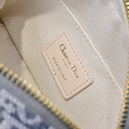 Dior D-Vibe Bowling Bag Small Color Oblique Azul Grisáceo | Deportivo y Elegante